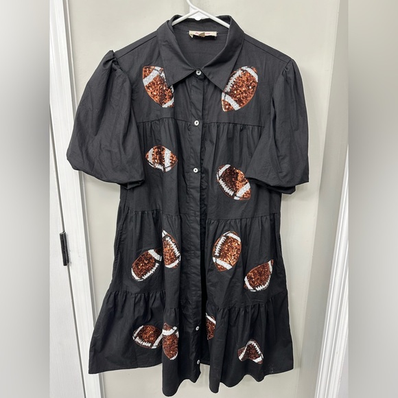 Peach Love California Dresses & Skirts - Sequined Game Day dress
